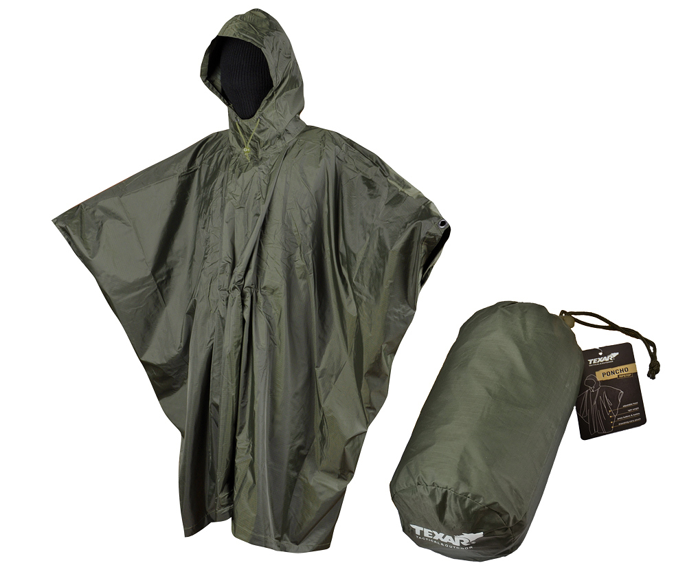 Poncho ripstop olive